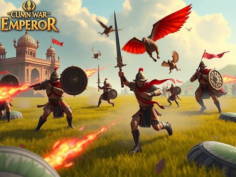 Cumin War Emperor feature showcase with multiple gameplay elements